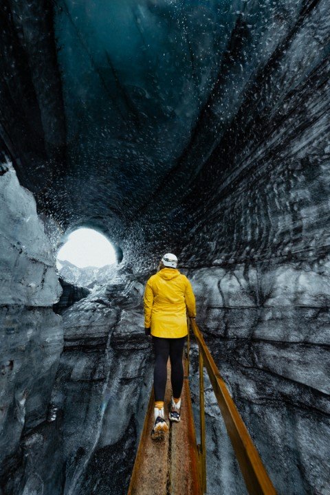Glacial ice in Iceland