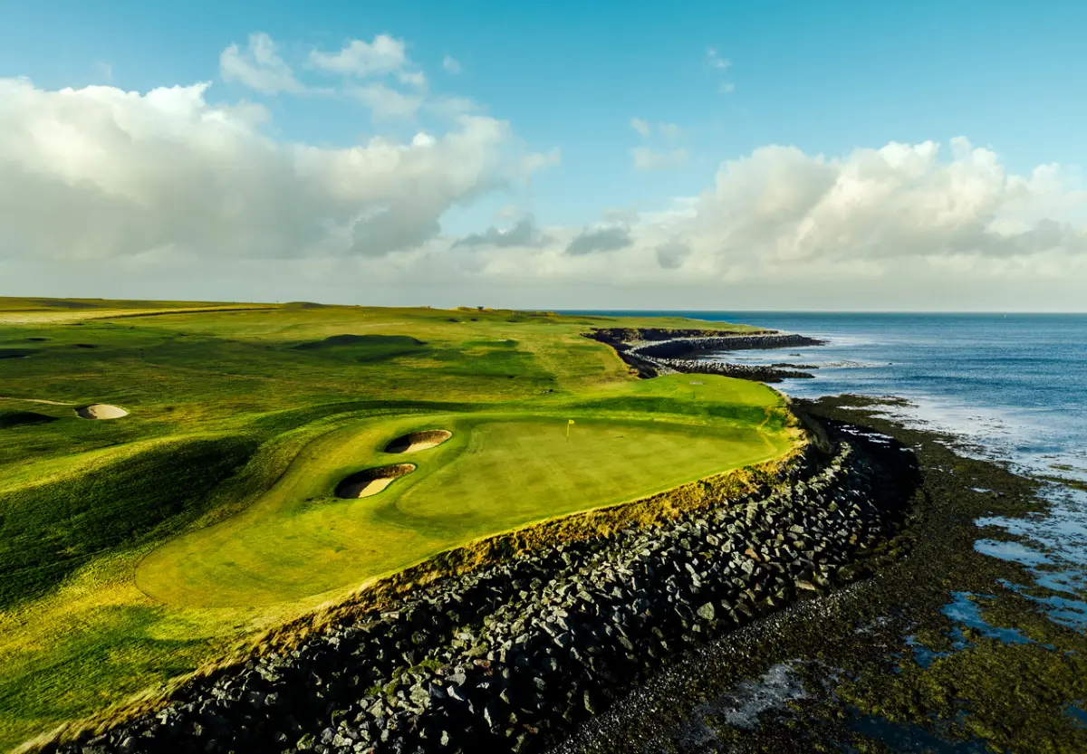 Green at Keilir Golf Club
